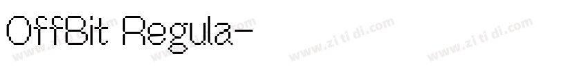 OffBit Regula字体转换